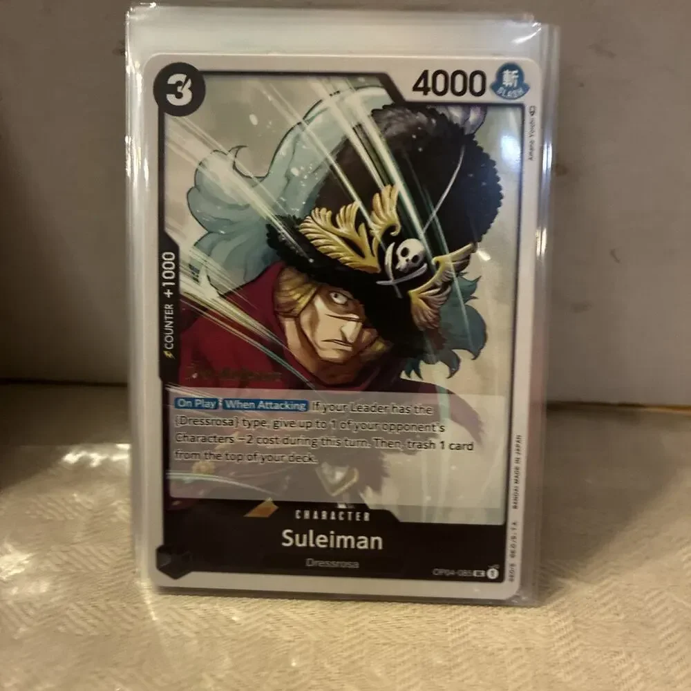 Promo Suleiman OP04-085 (UC) Kingdoms of Intrigue - One Piece TCG CCG - Reg - NM